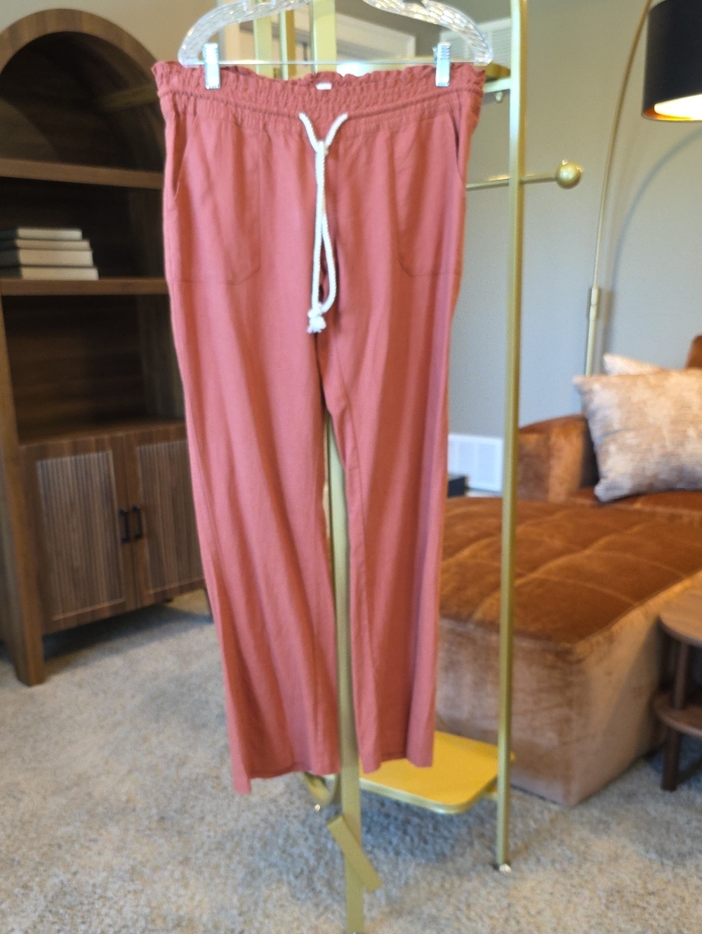 Roxy Women's Rust Drawstring Pants